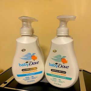 Baby dove lotion